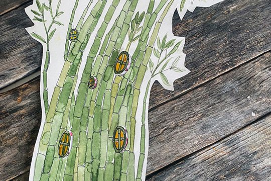 Bamboo House Countdown Calendar